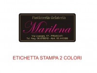 Etichette adesive per pasticcerie, bar, panetterie e gelaterie (mm 40x20)  (cod.41/I )